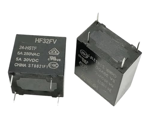 1 STÜCK HF32FV 24-HSTF (32F-1A-24V-10A) Relais 4-polig von TRWUQHGD