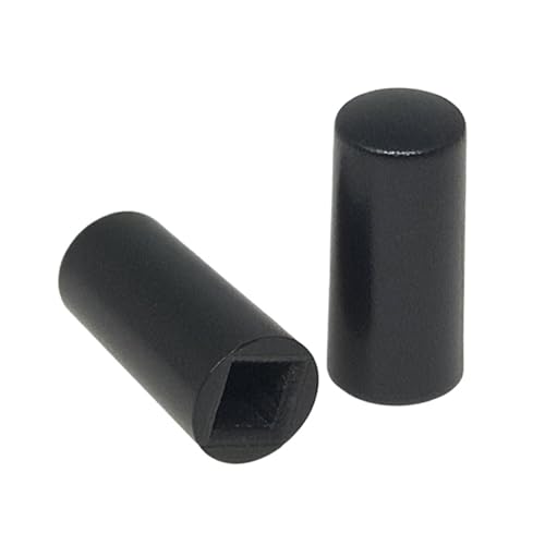 10 Stück/Los 12 x 5,6 mm quadratisches Loch 2,8 x 2,8 mm kleine Schalterkappe 12 mm hoch(Black x10PCS) von TRWUQHGD