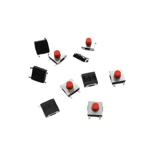 10 Teile/los 6 * 6 mikroschalter touch-taste höhe 2,5~5 MM schalter 6x6x 2,7 3,1 3,4 3,7 4,3 schalter(Red P4F H4.3MM) von TRWUQHGD