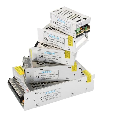 1PCS 5V 12V 24V 36V Transformator-Netzteil, 1A 2A 3A 4A 5A 6A 8A 10A 15A 20A 30A 220V zu 5V 12V 24V LED-Stromrichter(15A,DC5V) von TRWUQHGD