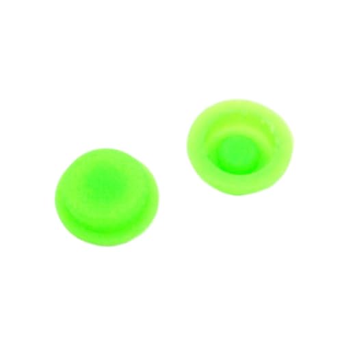 2PCS C8 Taschenlampe Schalter Kappe Schwarz Wasserdichte Gummi Pad Taste Kappe Lampe 17,6mm Taschenlampe Schalter Kappe Zubehör(2pcs Green 20mm) von TRWUQHGD