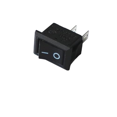 2PCS KCD11 Minischalter 10 * 15mm schwarz 2-polig ON-OFF 3A 250V Power Wippschalter von TRWUQHGD