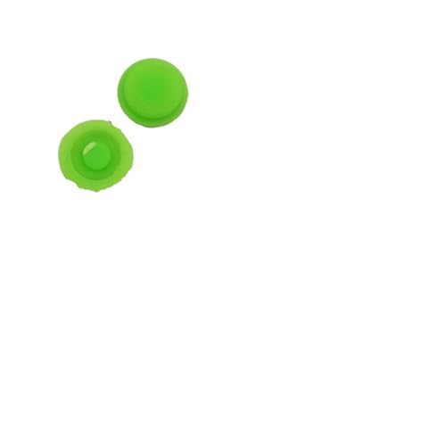2er-Pack C8 Taschenlampen-Schalterkappe, wasserdichtes Gummipolster, Knopfkappe, Lampe, 17,6 mm, Zubehör for Taschenlampen-Schalterkappe(Green 20mm x2pcs) von TRWUQHGD