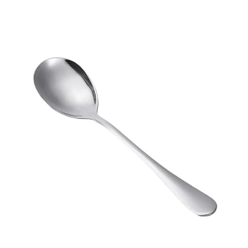 Edelstahllöffel, großes Buffet, Hochglanzpolieren, langer Griff, multifunktionales Servierbesteck for den Haushalt(Spoon) von TRgqify-KM