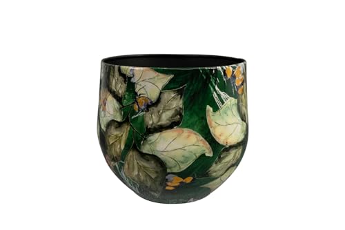 TS Collection - Blumentopf Bee Green - 28x25 - Metall & Epoxy - Exklusive Haushaltswaren für den Innenbereich - Handgefertigt - Einzigartiger Druck - Designed by Lammie TS Collection - Blumentopf Bee Green - 28x25 - Metall & Epoxy - Exklusive Haushaltswaren für den Innenbereich - Handgefertigt - Einzigartiger Druck - Designed by Lammie von TS Collection