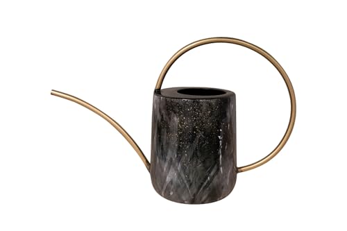 TS Collection - Gießkanne Shadow Gold 1.8L - 14x38x26 - Metall & Epoxy - Exklusive Haushaltswaren für den Innenbereich - Handgefertigt - Einzigartiger Druck - Designed by Lammie von TS Collection