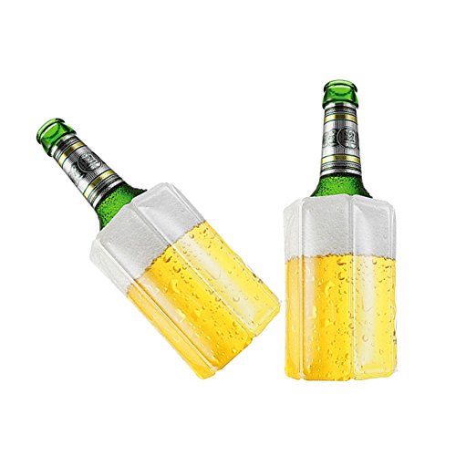 TS Exclusiv 2X Bier Kühlmanschette Bierkühler Flaschenkühler Getränkekühler für Bierflaschen von TS Exclusiv