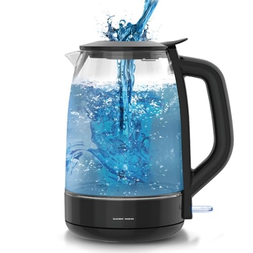 1,7 L Wasserkocher Aus Glas Mit Automatischer Abschaltung, Innenseite Aus Edelstahl 304, Ideal For Den Heimgebrauch, Gesundes Kochen von TS TAC-SKY