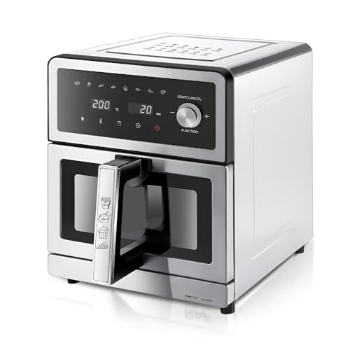 10-Liter-Heißluftfritteuse Mit Sichtfenster, Intelligentem Touchscreen, Ölfreiem Kochen, Multifunktional For Den Heimgebrauch, Einfach Zu Bedienen von TS TAC-SKY