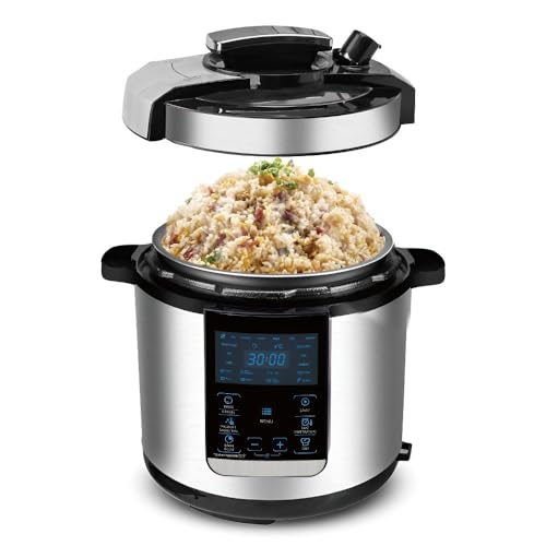 10-in-1-Elektro-Schnellkochtopf Mit 24-Stunden-Timer, Multifunktionaler Reiskocher, Suppeneintopf For Die Hausmannskost, Automatische Warmhaltefunktion von TS TAC-SKY