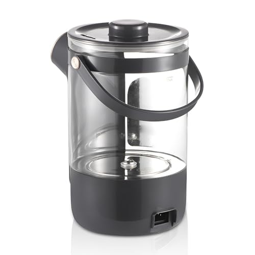 2,5 L Transparenter Glas-Wasserkocher, Automatischer Multifunktionaler Heißwasserkocher Mit Überhitzungsschutz von TS TAC-SKY