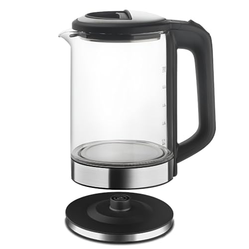 2,5 L Transparenter Glas-Wasserkocher, Automatischer Multifunktions-Wasserkocher Mit Überhitzungsschutz von TS TAC-SKY