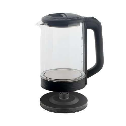 2,5 L Transparenter Wasserkocher Aus Glas | Automatischer Multifunktionaler Wasserkocher Mit Überhitzungsschutz 2,5 L Transparenter Wasserkocher Aus Glas | Automatischer Multifunktionaler Wasserkocher Mit Überhitzungsschutz von TS TAC-SKY