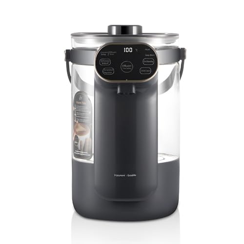 2,5 L Wasserkocher Aus Transparentem Glas – Multifunktions-Wasserkocher Mit Automatischer Abschaltung Und Großem Fassungsvermögen Und Überhitzungsschutz 2,5 L Wasserkocher Aus Transparentem Glas – Multifunktions-Wasserkocher Mit Automatischer Abschaltung Und Großem Fassungsvermögen Und Überhitzungsschutz von TS TAC-SKY