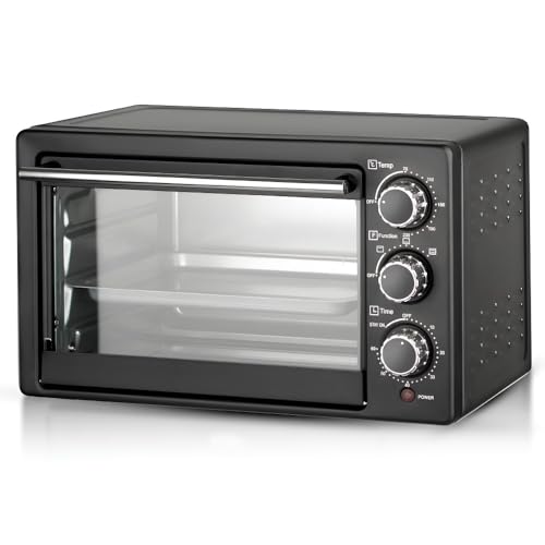 22-Liter-Elektrobackofen For Die Arbeitsplatte, Multifunktional For Backen, Braten Und Frittieren, Mit Durchsichtigem Fenster – Ideal For Den Heimgebrauch von TS TAC-SKY