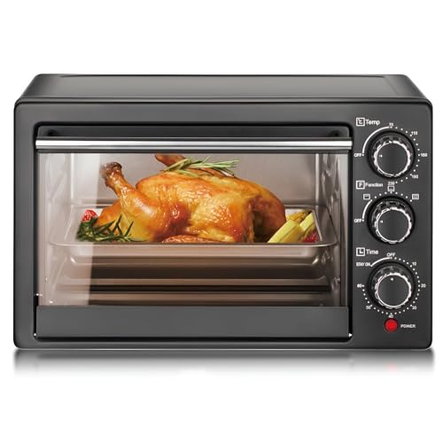 22-Liter-Multifunktionsofen For Den Haushalt Mit Sichtfenster – Backen, Pommes, Kuchen Und Mehr, Kompaktes Design Auf Der Arbeitsplatte von TS TAC-SKY
