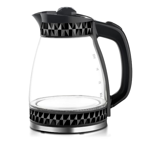 2L Transparenter Glas-Wasserkocher, Automatischer Multifunktions-Wasserkocher Mit Überhitzungsschutz 2L Transparenter Glas-Wasserkocher, Automatischer Multifunktions-Wasserkocher Mit Überhitzungsschutz von TS TAC-SKY