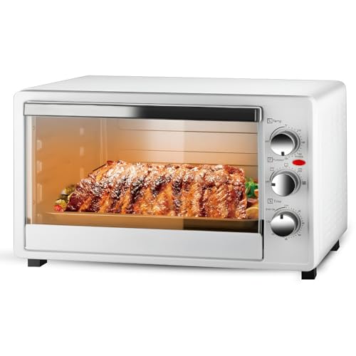 40L Multifunktions-Heißluftfritteuse For Den Heimofen, Automatisches Intelligentes Kochen, Visuelles Backen, Große Kapazität, Vielseitig Einsetzbar For Braten, Frittieren Und Backen(White) von TS TAC-SKY