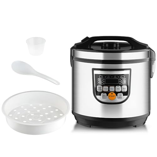 5L Multifunktionaler Intelligenter Reiskocher Mit LCD-Display, 8-in-1 Elektrischer Reistopf For Kochen Mit Der Familie von TS TAC-SKY