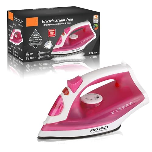 Dampfbügeleisen For Den Heimgebrauch, Handbügeleisen Mit Sprühfunktion, Tragbares Elektrisches Bügeleisen For Bügeln Von Kleidungsstücken(Pink) von TS TAC-SKY
