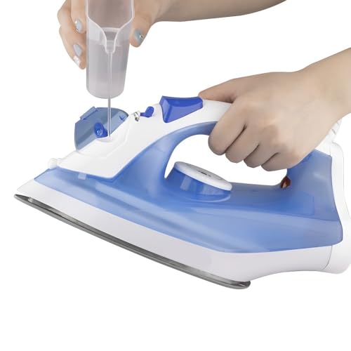 Dampfbügeleisen For Den Heimgebrauch, Handbügeleisen Mit Sprühfunktion, Tragbares Elektrisches Bügeleisen For Kleidungsstücke(Blue) von TS TAC-SKY