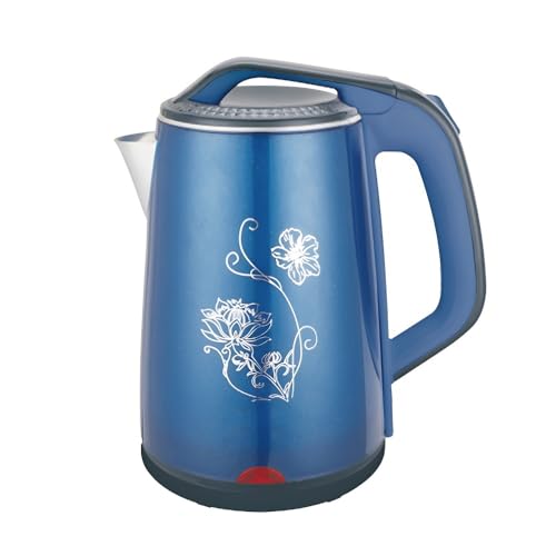 Doppelwandiger Wasserkocher For Schnelles Kochen | Schutz Vor Trockenbrand(Blue) von TS TAC-SKY