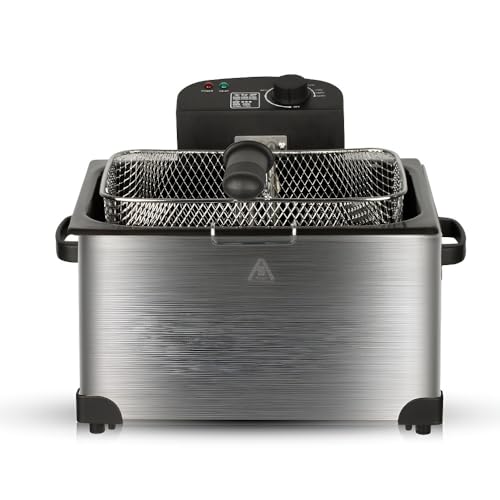 Elektrische Fritteuse Mit Zwei Körben For Den Privaten Und Gewerblichen Gebrauch – Fritteuse In Gewerbequalität Mit Temperaturregelung For Pommes Frites Und Mehr von TS TAC-SKY