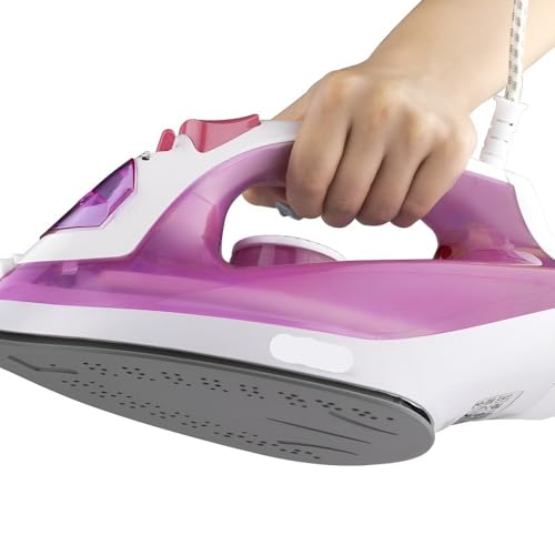 Elektrisches Dampfbügeleisen For Den Hausgebrauch, Handdampfgerät Mit Sprühfunktion(Pink) von TS TAC-SKY