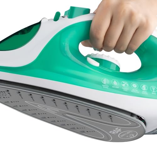Handdampfgerät Und Bügeleisen For Kleidung – 2-in-1-Trocken-/Nassgebrauch, Tragbar For Unterwegs, Starker Dampf, Einfach Zu Verwenden(Green) von TS TAC-SKY
