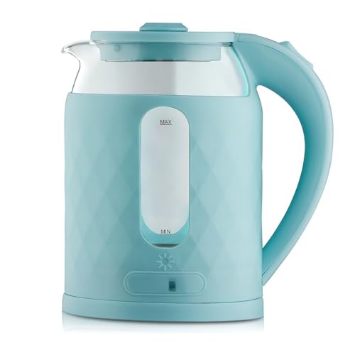 Hochwertiger 2-Liter-Wasserkocher Aus Edelstahl Und Glas Mit One-Touch-Steuerung Und Automatischer Abschaltung von TS TAC-SKY