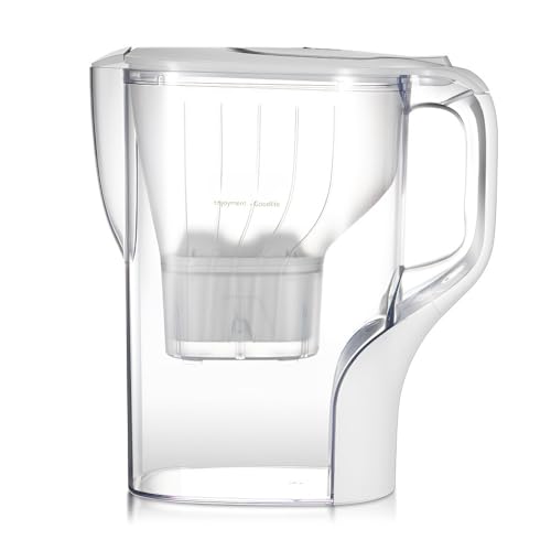 Hochwertiger 4,2-Liter-Wasserkocher Aus Transparentem Glas Mit Filter Und Überhitzungsschutz(White) von TS TAC-SKY