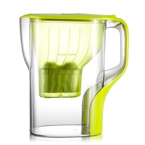 Hochwertiger 4,2-Liter-Wasserkocher Aus Transparentem Glas Mit Filter Und Überhitzungsschutz(Yellow) von TS TAC-SKY