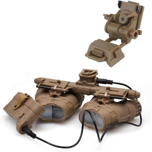Keine Funktion NVG Modell Kit Taktische Airsoft Dummy GPNVG18 Schutzbrille L4g24 Helm Halterung Set Cosplay(DE) von TS TAC-SKY