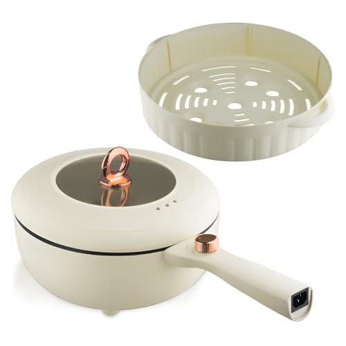 Multifunktionaler Elektrischer Wok: 5-in-1 For Pfannenrühren, Eintopfen, Kochen, Dämpfen – Antihaftbeschichtung, All-in-One For Den Heimgebrauch von TS TAC-SKY