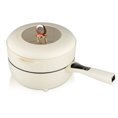 Multifunktionaler Elektroherd, 5L + 7L Antihaft-Elektrobratpfanne Und Dampfgarer, Vielseitiger Kochtopf For Den Heimgebrauch, Geeignet For Braten, Kochen, Dämpfen von TS TAC-SKY