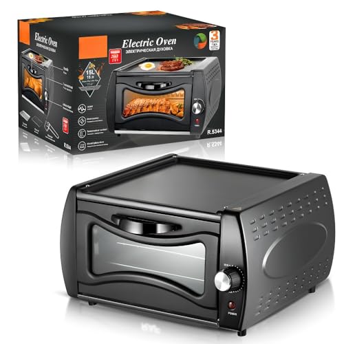 Multifunktionaler Elektroofen 15L: Mini-Heißluftfritteuse, Toast- Und Kuchenbackautomat For Den Heimgebrauch von TS TAC-SKY