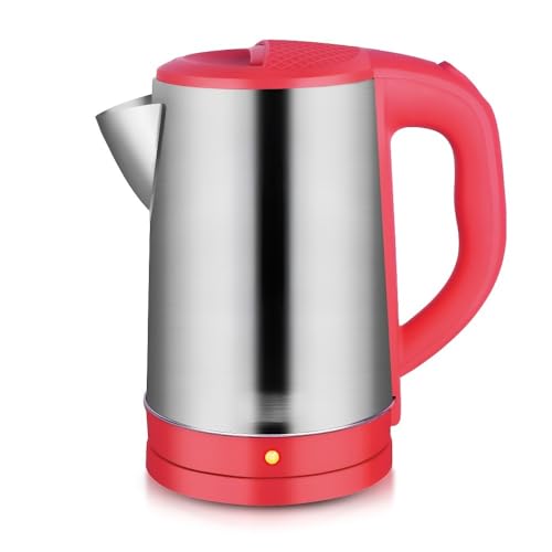 Robuster Wasserkocher Aus Edelstahl 304 Mit 2,3 L Fassungsvermögen, Perfekt For Den Täglichen Gebrauch.(Red) von TS TAC-SKY
