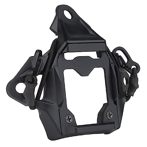 TS TAC-SKY Aluminiumlegierung Modulares Bungee Shroud MBS Gerät NOD NVG Halterung Für Taktische Fast Helme Paintball Zubehör (Color : HL-ACC-55-BK) von TS TAC-SKY