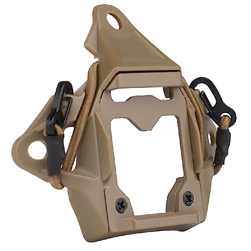 Aluminiumlegierung Modulares Bungee Shroud MBS Gerät NOD NVG Halterung Für Taktische Fast Helme Paintball Zubehör (Color : HL-ACC-55-T) von TS TAC-SKY