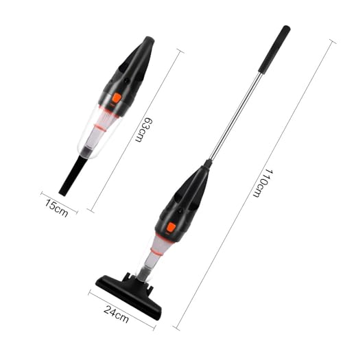 TS TAC-SKY Kabelgebundener Handstaubsauger – Starke Saugkraft for Die Reinigung Von Haus Und Auto(Black) von TS TAC-SKY