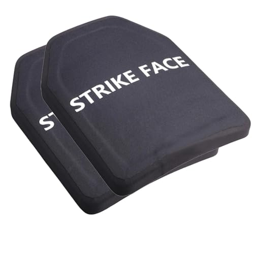 TS TAC-SKY UHMW-PE Keramik Siliziumkarbid NIJ III Und IV Ballistische Ausrüstung Leichte Weiche Panzerplatte Armee Ballistische Platte Militär (Color : 2PCS) von TS TAC-SKY