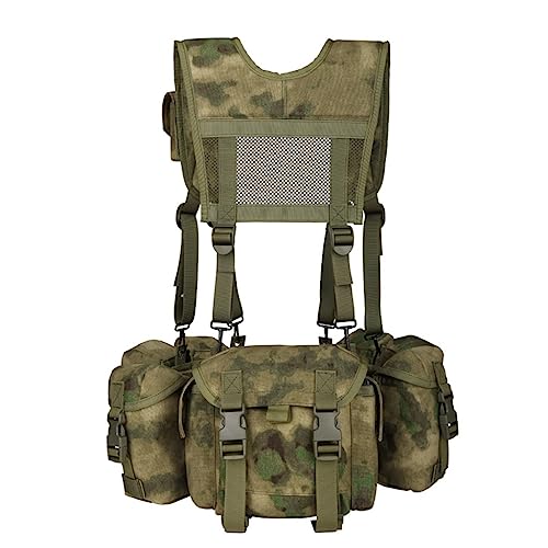 TS TAC-SKY Weighted Vest Weighted Equipment Setup Gepolstertes Harness Mit H-Belt MOLLE System Bauchunterhemd Field Camouflage Trainingsunterhemd Tactical Unterhemd von TS TAC-SKY