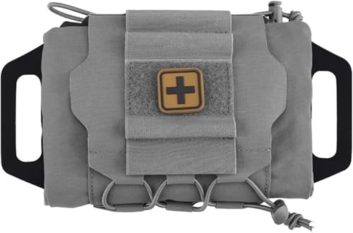 TS TAC-SKY Zweiteiliges Micro-Med-Kit, Wander- Und Jagdtasche, Taktische Molle-Erste-Hilfe-Tasche(Wg) von TS TAC-SKY