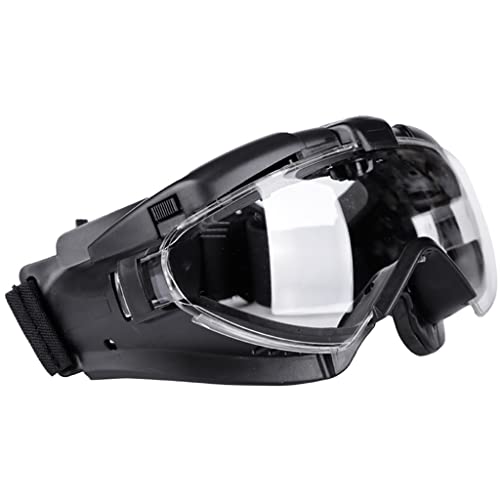 Taktische Brille Fan Version Anti Fog Airsoft Eyewear Windproof Goggles Cycling Sun Goggles (Color : BK) von TS TAC-SKY