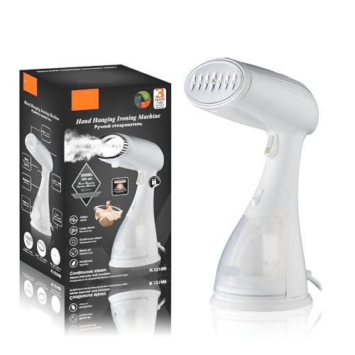 Tragbarer Handdampfglätter For Den Heimgebrauch – Kompaktes Dampfbügeleisen For Knitterfreie Kleidung(White) von TS TAC-SKY