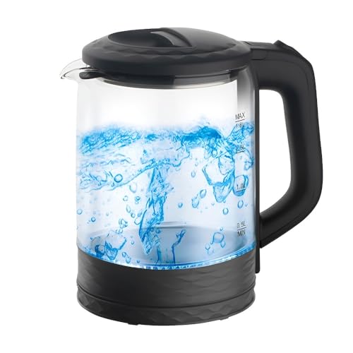 Transparenter 1,8-Liter-Multifunktionswasserkocher Aus Glas Mit Automatischer Abschaltung Und Überhitzungsschutz Transparenter 1,8-Liter-Multifunktionswasserkocher Aus Glas Mit Automatischer Abschaltung Und Überhitzungsschutz von TS TAC-SKY