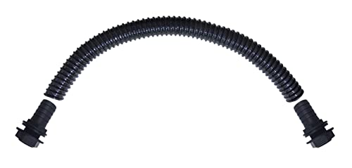 TS-TRADES Regentonnen Verbindungsset 3/4" Außengewinde + Mutter & Dichtung x 1" Schlauchanschluss inkl. 1" (Ø25mm) Spiralschlauch Länge ca. 1m von TS-TRADES