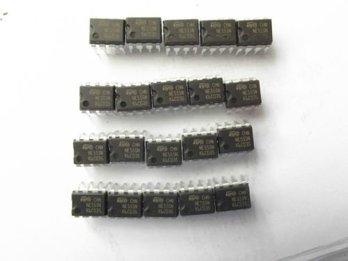 NE555N Standard Single Timer 8 pin PDIP Inh, 20 Stücke von TS