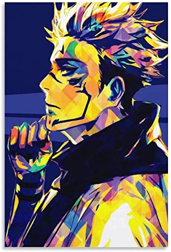 TSALF Bild Auf Leinwand Kein Rahmen Anime Sukuna Jujutsu Kaisen Poster Home Einrichtung Dekoratives Wohnzimmer Schlafzimmer 50x70cm von TSALF