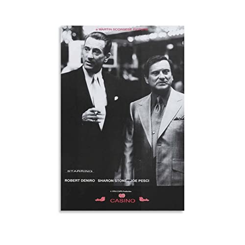 TSALF Foto Auf Leinwand Kein Rahmen Casino Klassische Filme Schwarz-Weiß-Poster Dekoration Wohnzimmer Schlafzimmer Malerei 60x90cm TSALF Foto Auf Leinwand Kein Rahmen Casino Klassische Filme Schwarz-Weiß-Poster Dekoration Wohnzimmer Schlafzimmer Malerei 60x90cm von TSALF